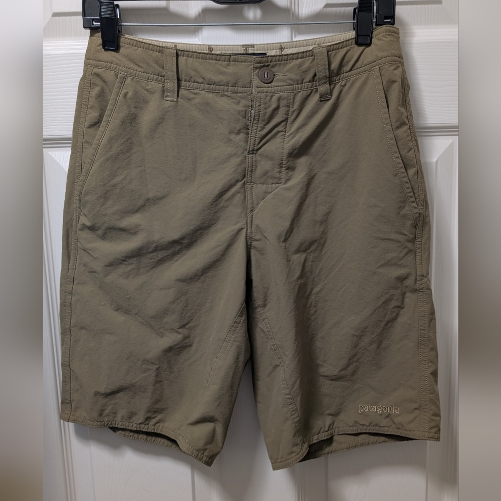 Patagonia Wavefarer Walk hiking Shorts Size 29 Tan Brown Mens